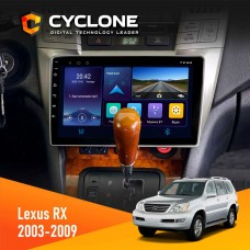 Штатна магнітола Lexus RX 2003-2007 Cyclone 4x64, DSP, DVR