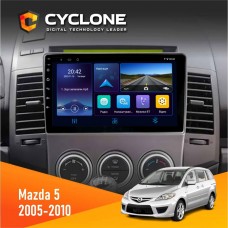Штатна магнітола Mazda 5 (Premacy) 2005-2010 Cyclone 4x64, DSP, DVR