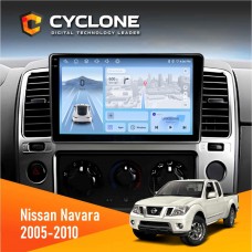 Штатна магнітола Nissan Navara (D40) 2005-2010 Cyclone 4x64, DSP, 4G, 2k