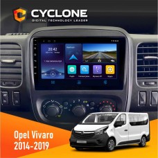 Штатна магнітола Opel Vivaro 2014-2019 Cyclone 4x64, DSP, DVR