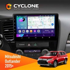 Штатна магнітола Mitsubishi Outlander 2015+ Cyclone 2x32, 4G, 2k