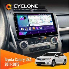 Штатна магнітола Toyota Camry 2011-2015 USA Cyclone 2x32, 4G, 2k