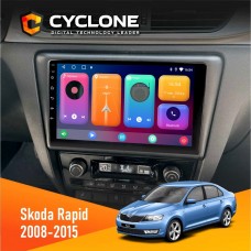 Штатна магнітола Skoda Rapid 2013-2018 Cyclone 2x32