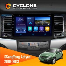Штатна магнітола SsangYong Korando, Actyon 2010-2013 Cyclone 4x64, DSP, DVR