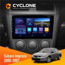 Штатна магнітола Subaru Impreza 2000-2007 Cyclone 4x64, DSP, DVR