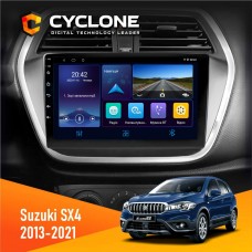 Штатна магнітола Suzuki SX4 2013-2021 Cyclone 4x64, DSP, DVR