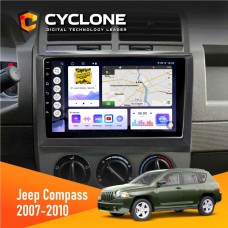 Штатна магнітола Jeep Compass 2007-2010 Cyclone 4x64, DSP, 2k