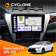 Штатна магнітола Toyota Camry 2015-2018 Cyclone 4x64, DSP, 2k