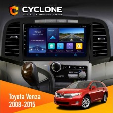 Штатна магнітола Toyota Venza 2008-2015 Cyclone 4x64, DSP, DVR