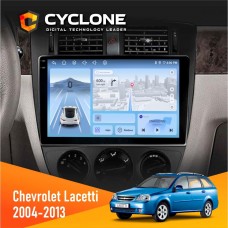 Штатна магнітола Chevrolet Lacetti 2004-2013 Black Cyclone 4x64, 4G, DSP, 2k
