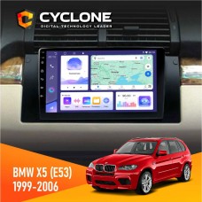 Штатна магнітола BMW X5 (E53) 1999-2006 Cyclone 4x64, DSP
