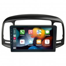Штатна магнітола Hyundai Accent 2006-2012 Black Cyclone 4x64, DSP, DVR
