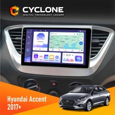 Штатна магнітола Hyundai Accent 2017+ Cyclone 4x64, DSP