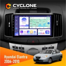 Штатна магнітола Hyundai Elantra 2006-2010 Cyclone 4x64, DSP