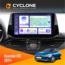 Штатна магнітола Hyundai i30 2017+ Cyclone 4x64, DSP