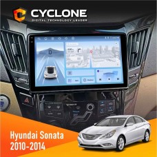 Штатна магнітола Hyundai Sonata (YF) 2010-2014 CAN Cyclone 4x64, DSP, 4G, 2k