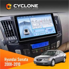 Штатна магнітола Hyundai Sonata 2008-2010 Climate Cyclone 4x64, DSP, 4G, 2k