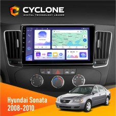 Штатна магнітола Hyundai Sonata 2008-2010 Cyclone 4x64, DSP