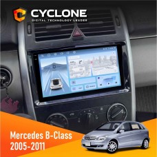Штатна магнітола Mercedes-Benz B-Class T245 2005-2011 AMP Cyclone 4x64, DSP, 4G, 2k