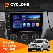 Штатна магнітола Mercedes-Benz ML-Klasse (W163) 1997-2006 Cyclone 4x64, DSP, DVR