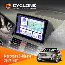 Штатна магнітола Mercedes-Benz C-klasse (W204) 2007-2011 Cyclone 4x64, DSP