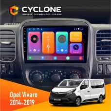 Штатна магнітола Opel Vivaro 2014-2019 Cyclone 2x32