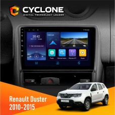 Штатна магнітола Renault Duster 2010-2015 Cyclone 4x64, DSP, DVR