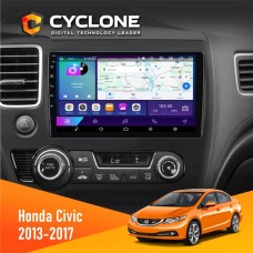 Штатна магнітола Honda Civic 2013-2017 Cyclone 2x32, 4G, 2k