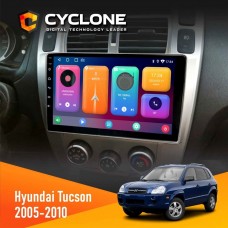 Штатна магнітола Hyundai Tucson 2005-2010 Cyclone 2x32