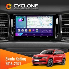 Штатна магнітола Skoda Kodiaq 2016-2021 Cyclone 2x32, 4G, 2k
