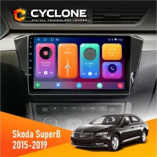 Штатна магнітола Skoda SuperB 2015-2019 Cyclone 2x32
