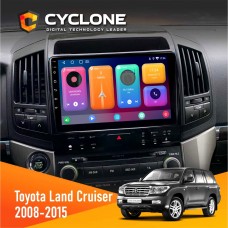 Штатна магнітола Toyota Land Cruiser (200) 2008-2015 Cyclone 2x32