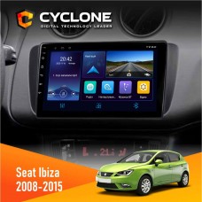 Штатна магнітола Seat Ibiza 2008-2015 Cyclone 4x64, DSP, DVR