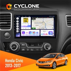 Штатна магнітола Honda Civic 2013-2017 Cyclone 4x64, DSP, 2k