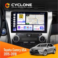 Штатна магнітола Toyota Camry 2015-2018 USA Cyclone 4x64, DSP, 2k