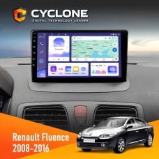 Штатна магнітола Renault Fluence 2009-2017 Cyclone 4x64, DSP