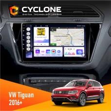 Штатна магнітола Volkswagen Tiguan 2016+ Cyclone 4x64, DSP, 2k