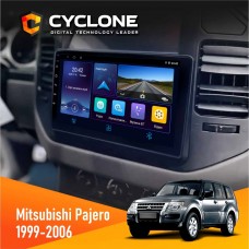 Штатна магнітола Mitsubishi Pajero 1999-2006 Wood Cyclone C9-006 4x64, DSP, DVR