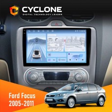 Штатна магнітола Ford Focus 2 2005-2011 Climate Cyclone 4x64, DSP, 4G, 2k