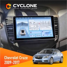 Штатна магнітола Chevrolet Cruze 2009-2018 Cyclone 4x64, DSP, 4G, 2k