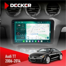 Штатна магнітола Audi TT 2006-2014 Decker 6x128, DSP 360, 2k