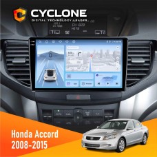 Штатна магнітола Honda Accord 2008-2015 Cyclone 4x64, DSP, 4G, 2k