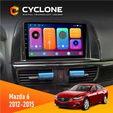 Штатна магнітола Mazda 6 2012-2015 Cyclone 2x32