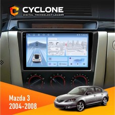 Штатна магнітола Mazda 3 2004-2008 Cyclone 4x64, DSP, 4G, 2k