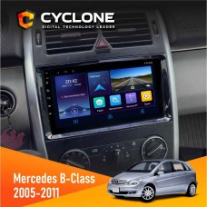 Штатна магнітола Mercedes-Benz B-Class T245 2005-2011 AMP Cyclone 4x64, DSP, DVR