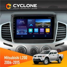 Штатна магнітола Mitsubishi L200 2006-2015 Cyclone 4x64, DSP, DVR