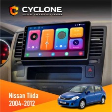 Штатна магнітола Nissan Tiida 2004-2012 Cyclone 2x32