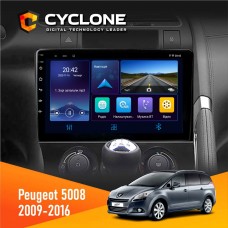 Штатна магнітола Peugeot (5008) 2009-2016 Cyclone 4x64, DSP, DVR