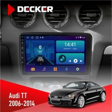 Штатна магнітола Audi TT 2006-2014 Decker 4x64, DSP