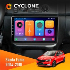 Штатна магнітола Skoda Fabia 2004-2010 Cyclone 2x32